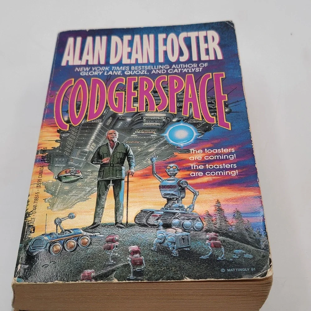 Alan Dean Foster 4 Book Lot Quozl Maori Codgerspace Cachalot Paperback Good